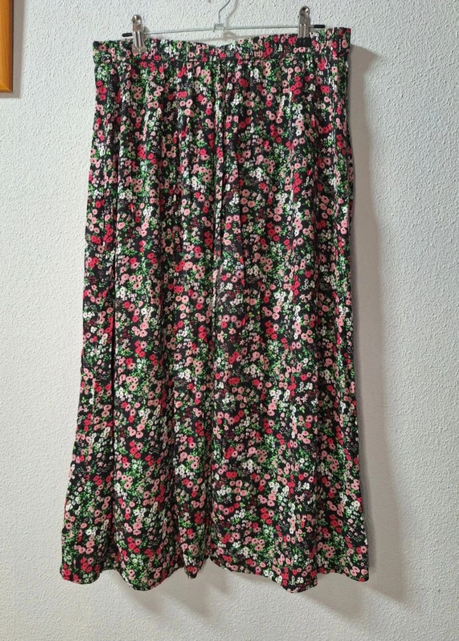 Naf Naf floral midi skirt 100% viscose size M – photo 2